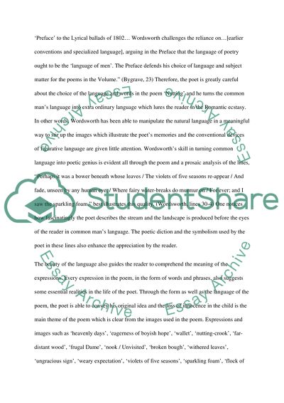 Nutting by William Wordsworth