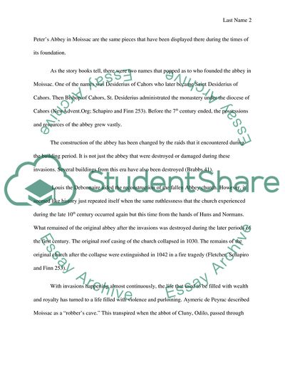 Saints Lives in the Moissac Cloister