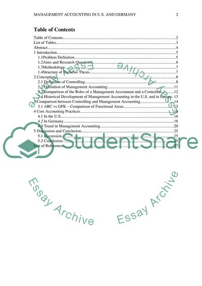 Cost Accounting Practices