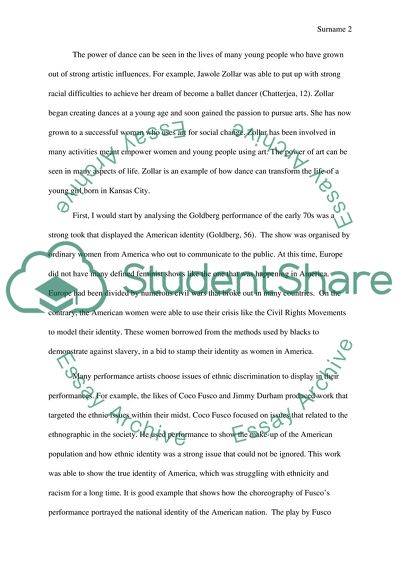 Dance and National Identity