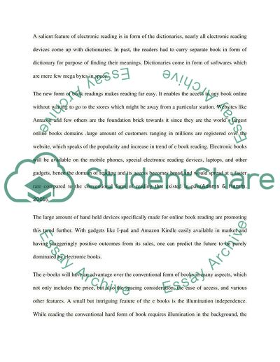 How Will E-Books Affect the Future of Learning