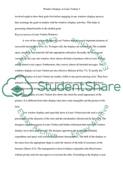 Window Displays at Louis Vuitton