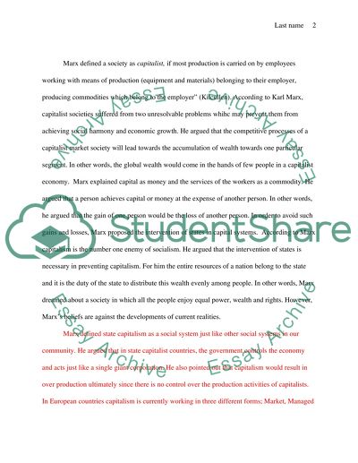 State Capitalism Essay Example Topics And Well Written Essays State Capitalism Proposal Essay also Essays Term Papers International Business Essays