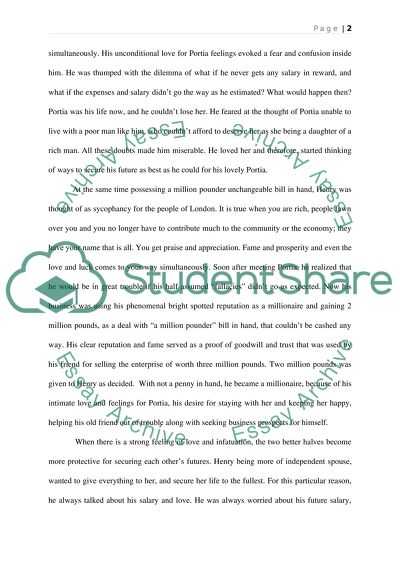 Henrys intelligent investment, for the love of Portia