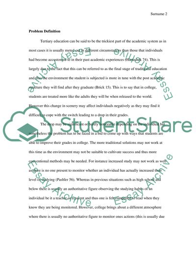 Prove how a more Community feel to college and more social events can lead to higher grades