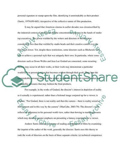 Theories of Authorship