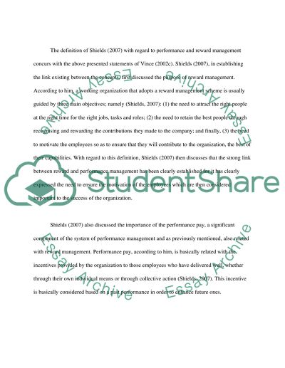 Performance & Reward Management