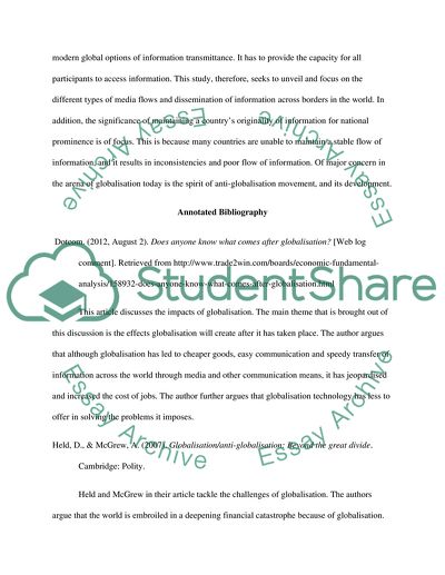 Globalisation Is a Formidable Force in the World Today