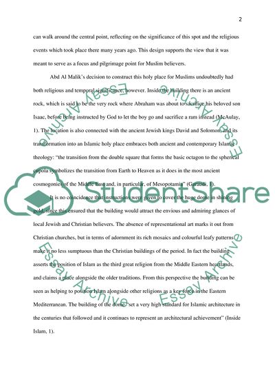 Abd al Malik and the Dome of the Rock: continuity and change under the early Muslims