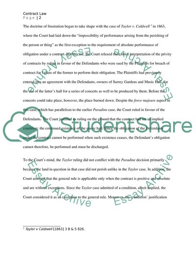 Cases and Materials on Contract Law