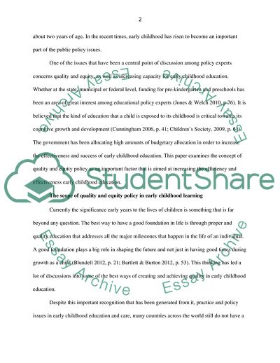 Social Policy Intervention in Education