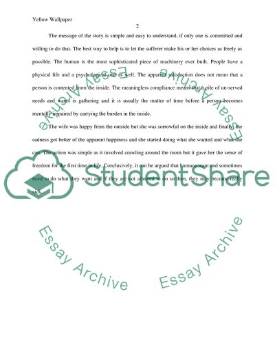 The Yellow Wallpaper 2