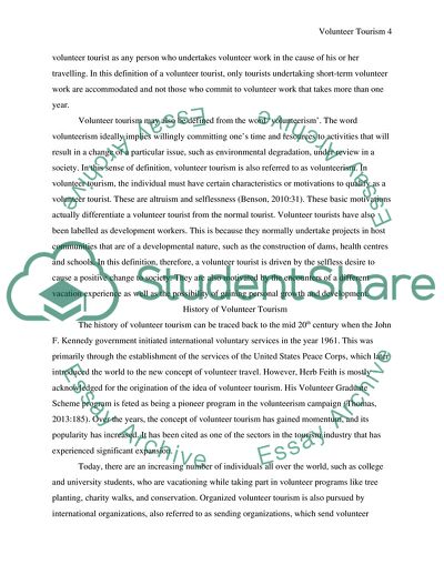 Impacts of Volunteer Tourism in Host Communities