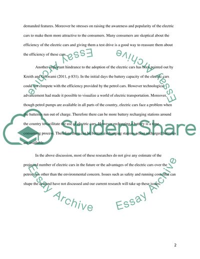 Will consumers choose electric cars over traditional petrol cars in the future