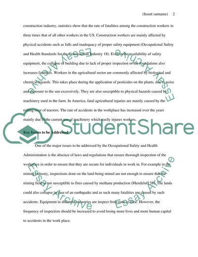 Hazards in the Workplace