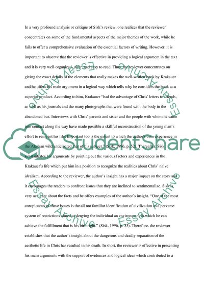 Into the Wild by Jon Krakauer