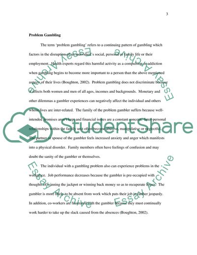 Societal effects on women and gambling