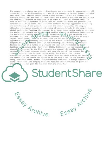 Business Written Report