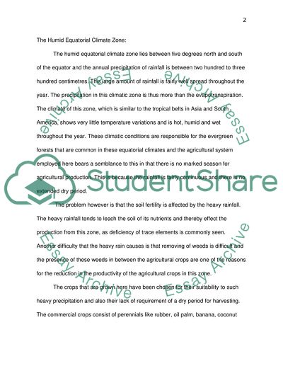 Agricultural Production Systems