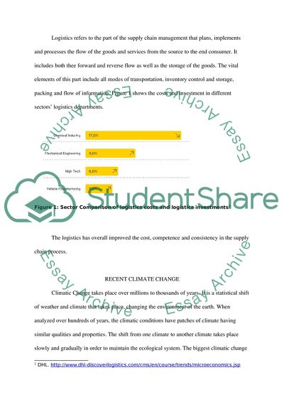 The Concepts and the Importance of Logistics in Our Global World