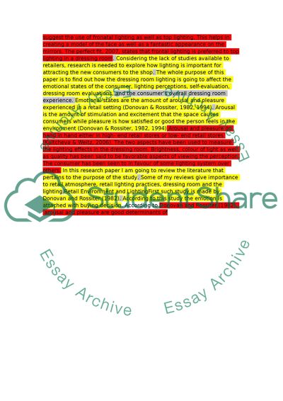 The Impact of Dressing Room Lighting Directions on Consumer