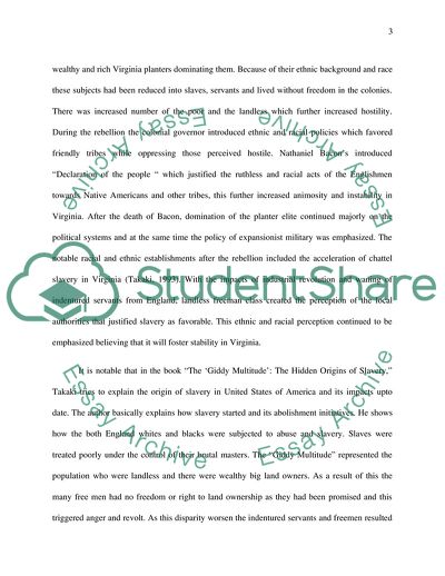 Minorities in American Society