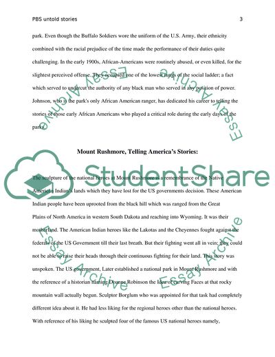 PBS Untold Stories Project