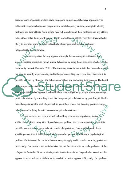 Theoretical Approaches in Social Therapy