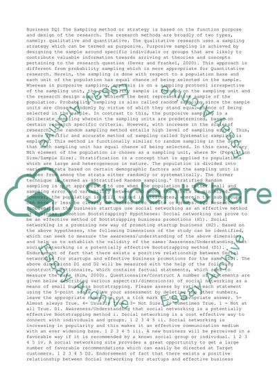 Social Networking as a Method of Business Promotion