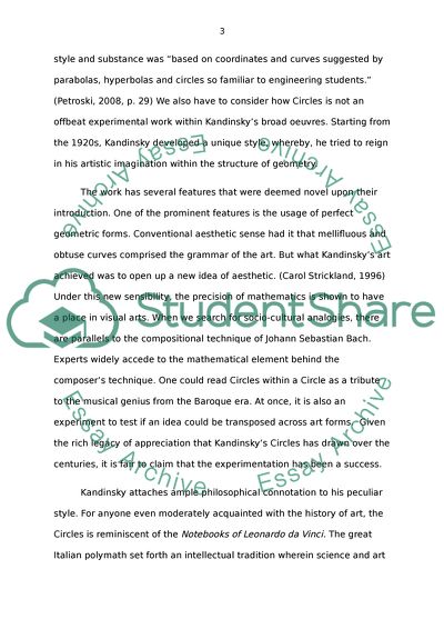 Circles in a Circle by Vasily Kandinsky