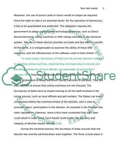 The Vulnerability of Voting Machines in American Election