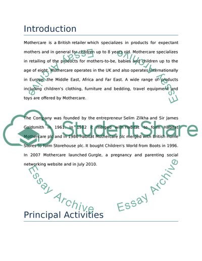 British Retailer Mothercare