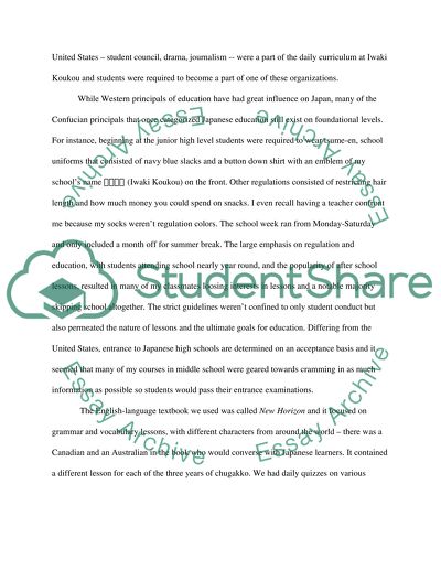 English-language learning experience