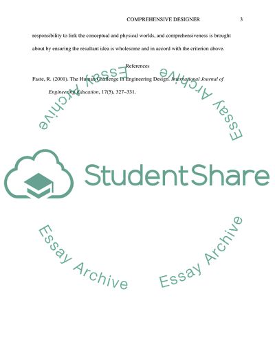 Comprehensive Designer