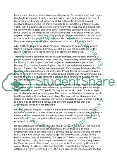 The Jewish museum by Daniel Libeskind