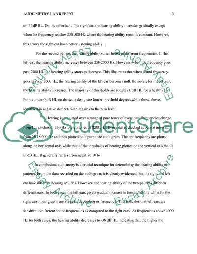 Determining the Hearing Ability of Patients