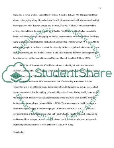 How Social Factors Affect Peoples Health