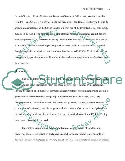 Interpretation and Evaluation of Quantitative Data on Crime in the City of London
