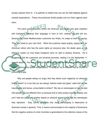 Detective Graham in the Movie Crash