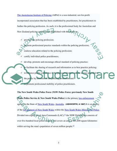 Police and Victims in Australia