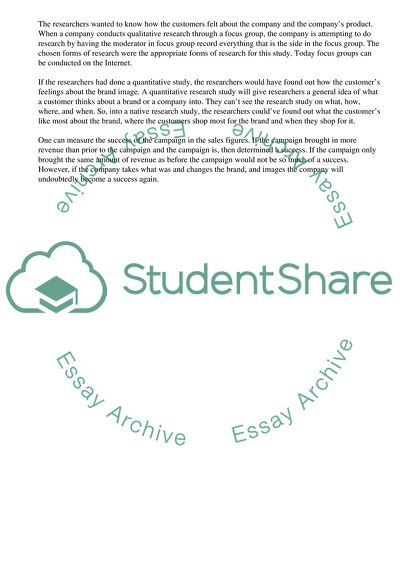 Qualitative Research through a Focus Group