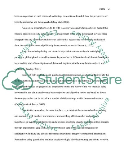 Research Methods Overview