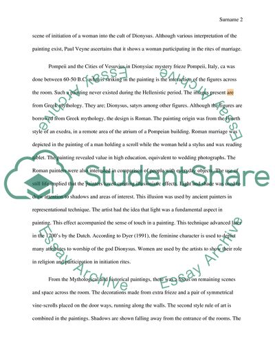 Formal Analysis of Culture of Art among the Greeks and the Romans