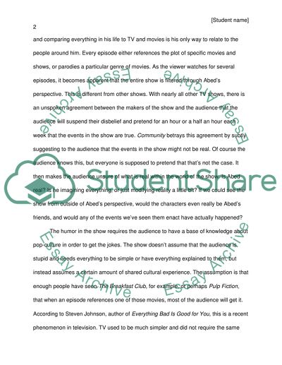 Community: A Complex Show for a Changing Culture