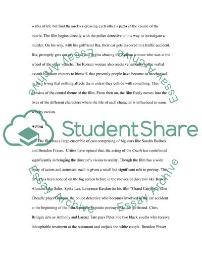 Film Critique: Crash