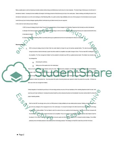 Samsung Electronics Global Marketing