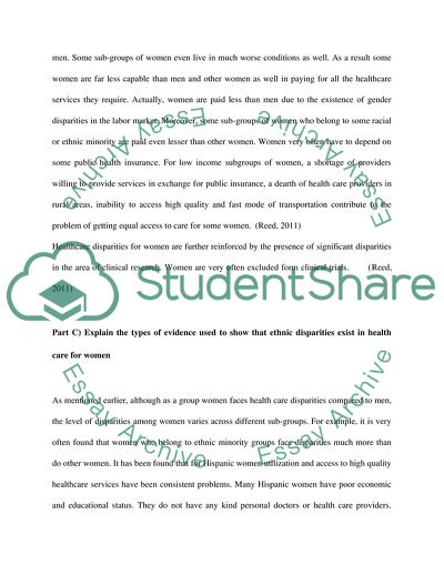 Health Care Disparity