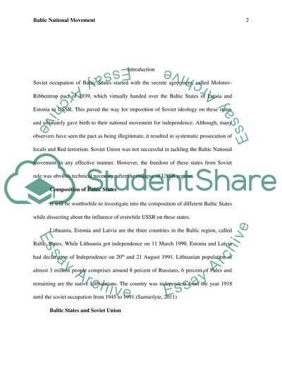 Baltic National Movement