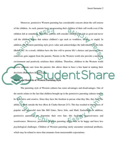 Western and Eastern Parenting Style