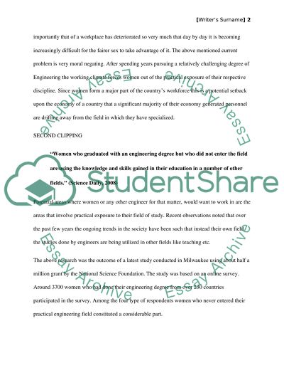 Women in Engineering